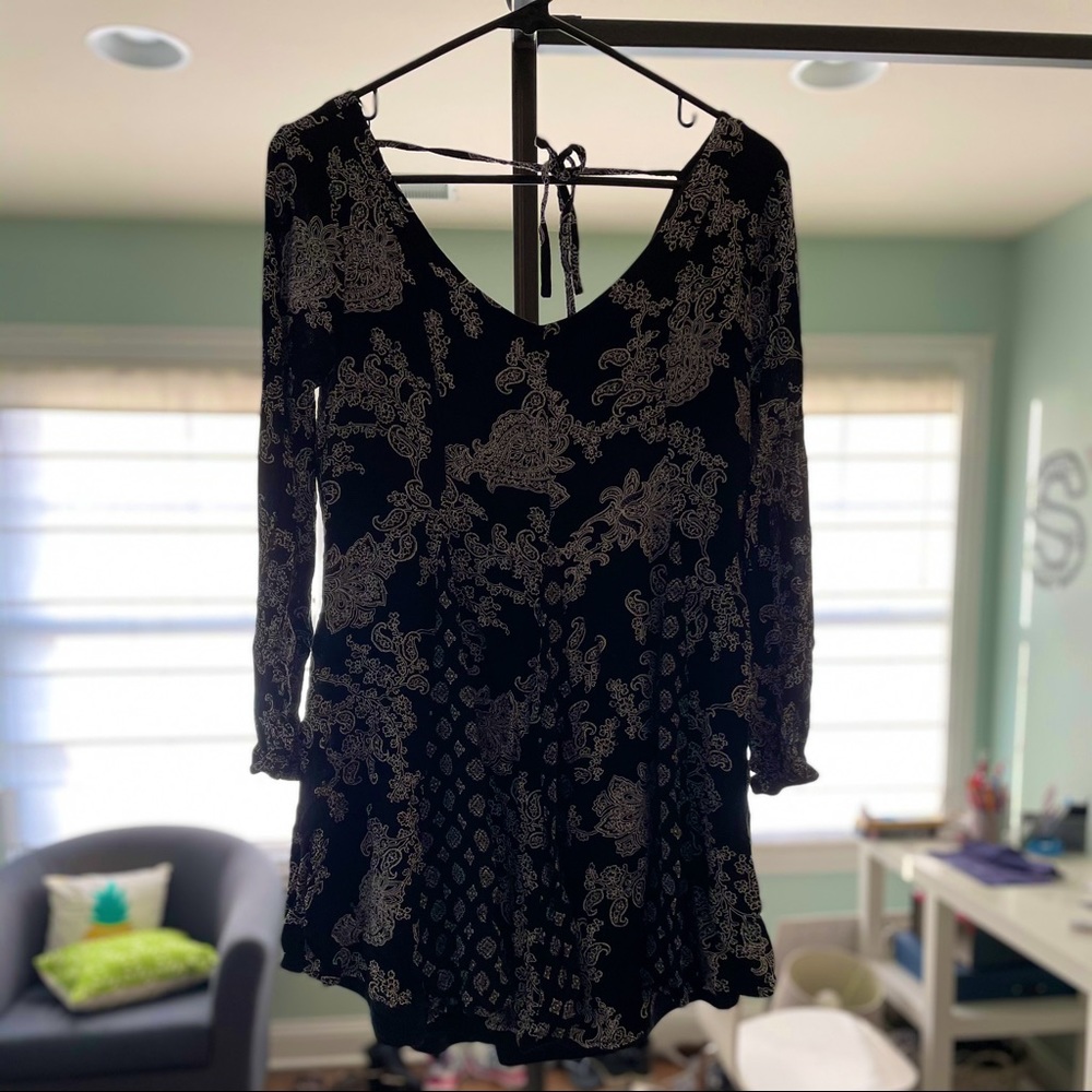 Francesca’s paisley dress